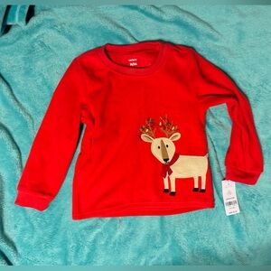 NWT Carter’s Holiday Reindeer Sweatshirt